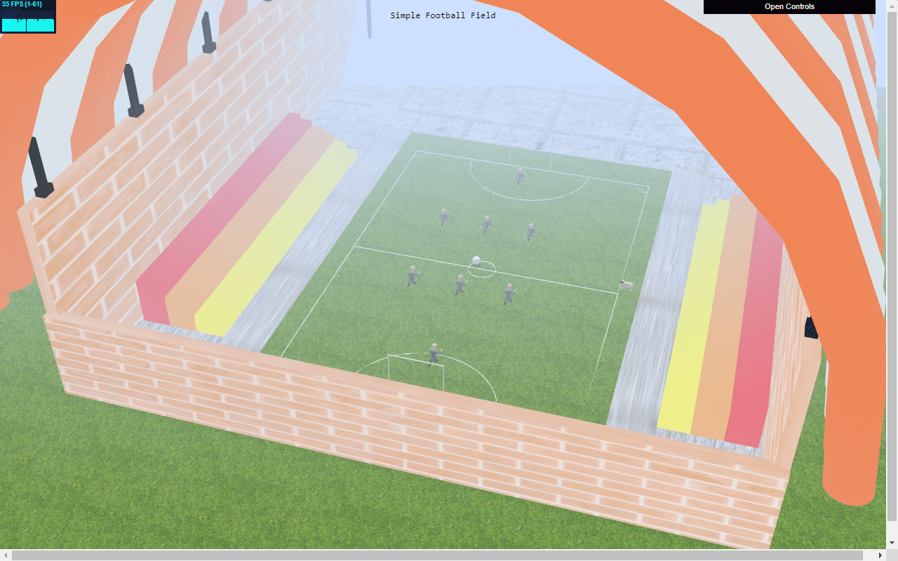 Simple football field