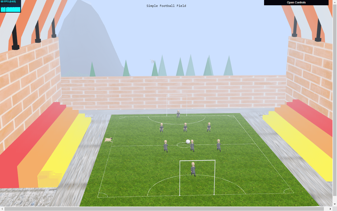 Simple football field